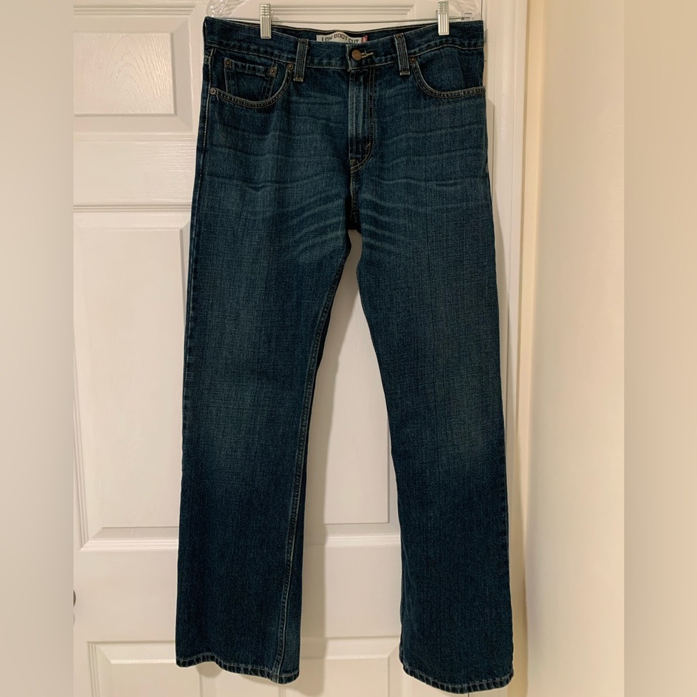 Levi's 527 Men's Bootcut Jeans in Classic Blue W34 L32